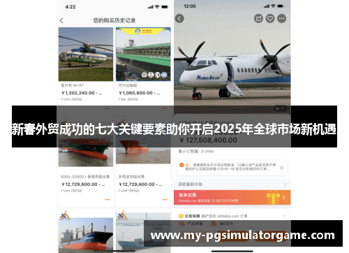 新春外贸成功的七大关键要素助你开启2025年全球市场新机遇