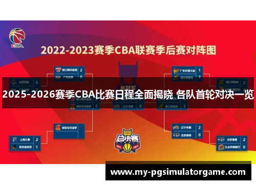 2025-2026赛季CBA比赛日程全面揭晓 各队首轮对决一览