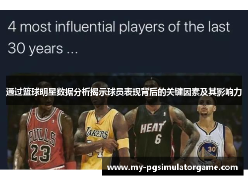 通过篮球明星数据分析揭示球员表现背后的关键因素及其影响力